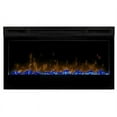 thumbnail image 4 of Bowery Hill 34" Wall Mount Linear Electric Fireplace Insert in Black, 4 of 5