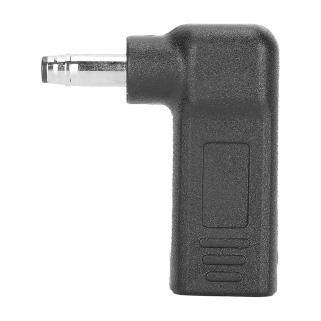 Adaptador de tipo C a CC, conector hembra a macho, conector PD en ángulo recto de 4,8 x 1,7 mm, dispositivo de carga