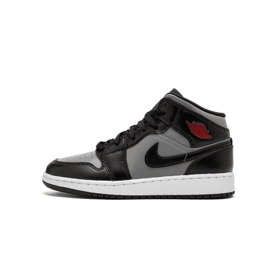 Jordan GRADE SCHOOL Air Jordan 1 Mid GS "Shadow / Red" 554725 096 from Stadium Goods