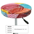 thumbnail image 2 of Goofa Colorful Wool Balls Printed Stool Covers Round, Waterproof Round Bar Stool Covers Anti-Slip Round Bar Stool Seat Cover with Elastic Bands Durable -12 inch, 2 of 7