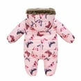 Esaierr Boys Girls Warm Down Cotton Snowsuit Baby Newborn Jumpsuits