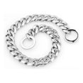 thumbnail image 3 of Collar De Cadena De Perro Pitbull De Acero Inoxidable De 15, 3 of 4