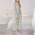 thumbnail image 5 of Wukai Retro Bunny Print Women's Pajama Set - Soft Long Sleeve Sleepwear for Comfort and Style-XX-Large, 5 of 9