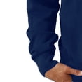 thumbnail image 5 of Men's Jackets Cameland Men‘s Fall And Winter Collar Pullover Hoodie Button Solid Color Casual Semi-open Top Navy M, 5 of 5