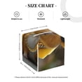 thumbnail image 3 of Picia Heavy Metal Style Guinea Pig Pattern Tissue Box Cover,PVC Leather Square Holder,Tissue Box Holder with Magnetic Bottom,Facial Paper Organizer Dispenser-5.2"X5.2"X5.2", 3 of 8