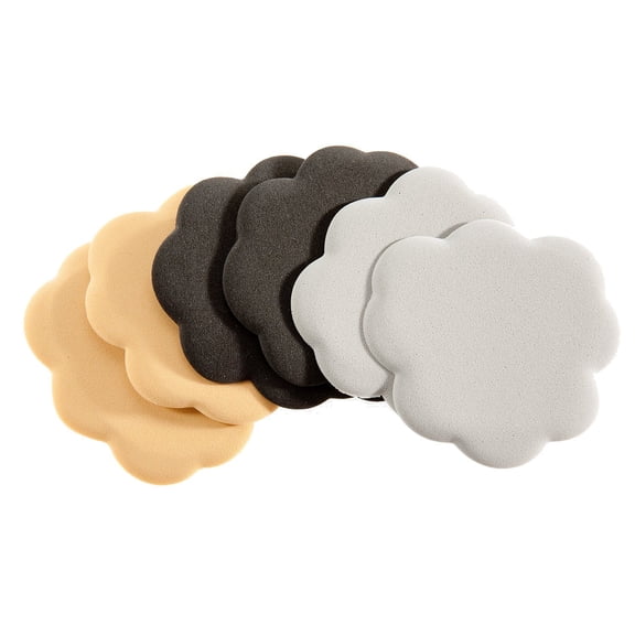 Foot Petals - Tip Toes - Triple Pack-Black/Silver/Buttercup