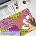 thumbnail image 4 of Long Mouse Pads for Desk,Pink Floral and Petal Pattern Desk Mats on Top Of Desks, Desk Mouse Pad Extra Large with 3mm Non-Slip Base and Stitched Edge for Gaming,Office,Work,Home 35.4"x15.7", 4 of 6
