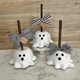 thumbnail image 4 of Ghosts Decorations Cute Ghosts in Apples Shape Figurines Fun Adorable Playfully Table Statues for Home, 4 of 5