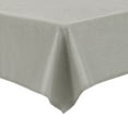 thumbnail image 2 of REGALWOVEN Linen Tablecloth Wrinkle Resistant Washable Table Cover for Party Dinner, Grey 51" x 79", 2 of 5