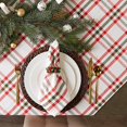 thumbnail image 2 of Getfitsoo Servilleteros Navideños, Juego de 4 Servilleteros de Acción de Gracias, Servilleteros con Campanas Verde y Roja para Decoración de Mesa Navideña, Bodas y Fiestas (Campanas de Navidad), 2 of 5