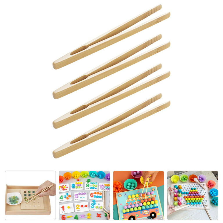 Tong and Tweezer Assortment of 3 for Children, Perfect for Fine
