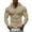 Khaki, variant on Diufon Mens Long Sleeve Hoodies Lightweight Muscle Knitted Cotton Sweatshirt Athletic Hooded Sweatshirts