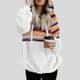 thumbnail image 1 of ICHUANYI Liquidación Moda Mujer Cremallera Cuello en V Pullover Tops Manga Larga Blusa con Capucha Sudadera ICHUANYI WER2023082204636, 1 of 6