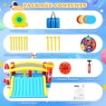 thumbnail image 6 of Bounce House for Big Kids, Large Space Rocket Bouncy Bounce with Big Slide & Obstacle Poles, Inflatable Jumping Castle Indoor/Outdoor with 550W Blower for Party, Backyard, 6 of 7