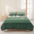 thumbnail image 3 of Twin XL Quilt Set 68''x98'', Turquoise Ombre Lightweight Summer Bedspread Coverlet Set with 2 Pillow Shams, Farmhouse Vintage Wooden Striped Breathable All Season Quilt Bedding for Dorm/Guest Room, 3 of 9