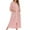 White, variant on Joau Women Stripe Print Zipper Up Nightgown 3/4 Sleeves Loungewear Sleep Dress Full Length Loose Comfy Long Sleepwear Bathrobe with Pockets S-XXL