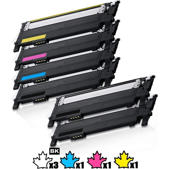 6 Inkfirst® Toner Cartridges 406S Compatible Remanufactured for Samsung 406S CLP-365 CLX-3305 CLX-3305 Xpress C410W C460FW