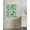 Green, variant on Green Leaves Blackout Curtains French Door Curtains for Door Window, Summer Botanical Pastoral Plants Watercolor Privacy Drapery for Patio/Sidelight Doors, 1 Panel with Tieback, 54 x 40 Inches
