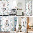 thumbnail image 2 of Easter Rabbit Shower Curtain Set with Hooks, Eucalyptus Leaves Flowers Waterproof Fabric Bathroom Curtains Decor Home Accessories,72 X 72 Inch Long, 2 of 9