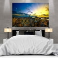thumbnail image 3 of New York City Wall Art Black And White NYC Manhattan Skyline Picture Empire State Scene Wrapped Canvas Art For Bedroom Livingroom Decoration Print Ready to Hang, 3 of 6