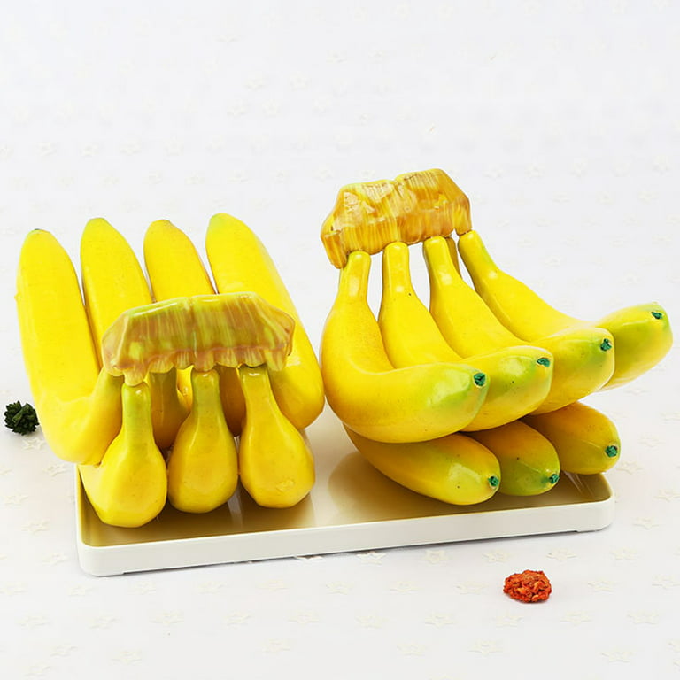 Banana Bunch Plastic Fake Fruit Decorative Ornament Artificial Banana  Lifelike