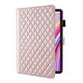 thumbnail image 2 of for Xiaomi Redmi Pad Pro/Xiaomi Poco Pad 12.1 inch Case, Rhombus Pattern Multiple Viewing Angles Stand Slim Folio Cover (Rose Gold), 2 of 6