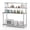 24 x 60 Inch, variant on Heavy Duty Stainless Steel Laboratory Workbench – Double Overshelf, Adjustable 2-Tier 60x12 in Table – High Load Capacity, Easy to Assemble & Clean – Ideal