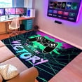 thumbnail image 2 of Gaming Carpet Square Rugs 3D Gamer Area Rug for Boys Room Gamepad Controller Door pad for Bedroom Living Room Floor Mats, Colorful 100*150cm, 2 of 2