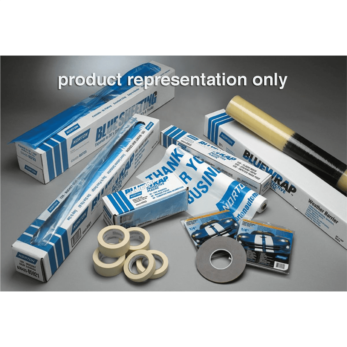 Norton Abrasives TAPE DOUBLE SIDED ACRYLIC  1/2IN X 20YDS