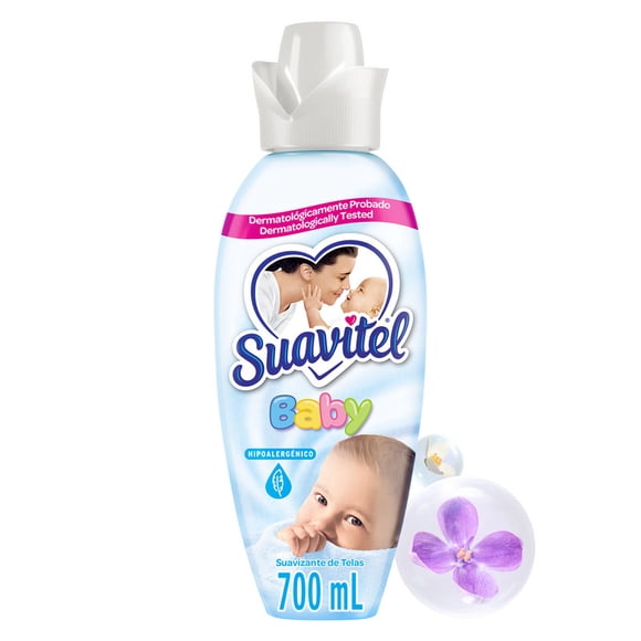 Suavizante de Telas Suavitel Baby Fórmula Dermatológicamente Probada 700 ml