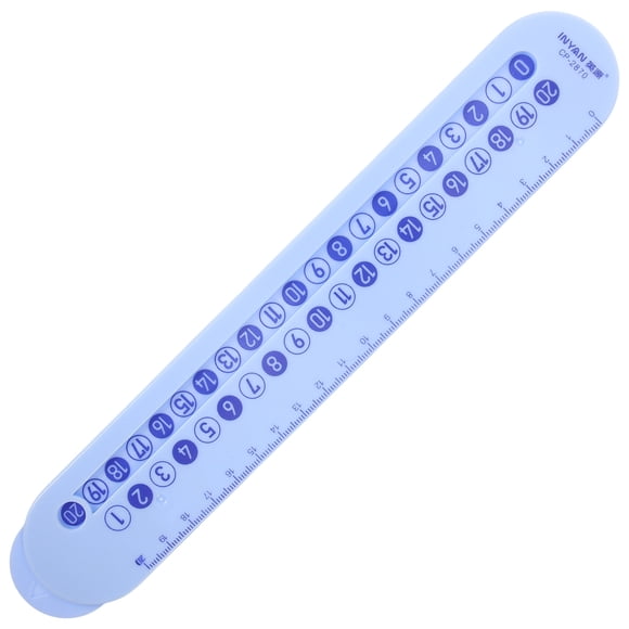 SHISUYAN Règle Coulissante Numérique pour Enfants avec Addition et Soustraction de Chiffres 1 Ensemble