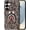 Retro Camo Shark Print Design, variant on Case for Samsung Galaxy S26, Camo Leaf Design, Shockproof 2 in 1 Dual Layer for Women Men