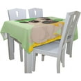 thumbnail image 4 of GZHJMY St.Patrick's Cute Pug Dog Rectangle Tablecloth 60"(W) x 120"(L), Spring St.Patrick's Day Modern Table Linen Cloth Cover for Kitchen Dining Room Party Home Decor, 4 of 6