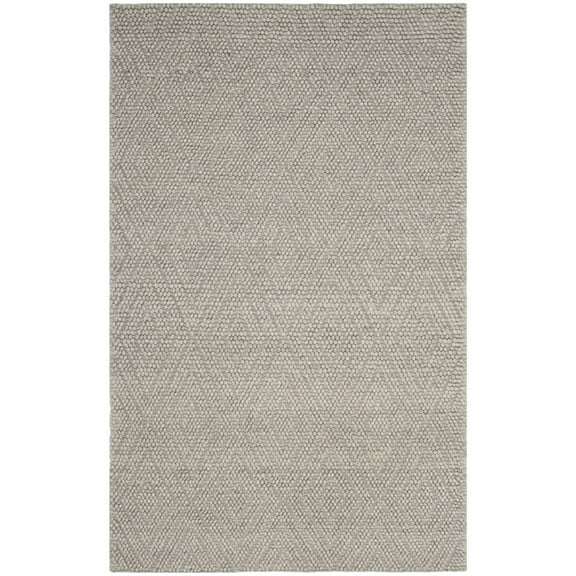 SAFAVIEH Natura Glenda Geometric Area Rug, Silver, 6' x 9'