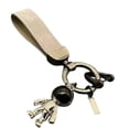 thumbnail image 1 of Llaveros de astronauta para coche, llavero con clip, llavero colgante para billetera y bolso. Gris, 1 of 9