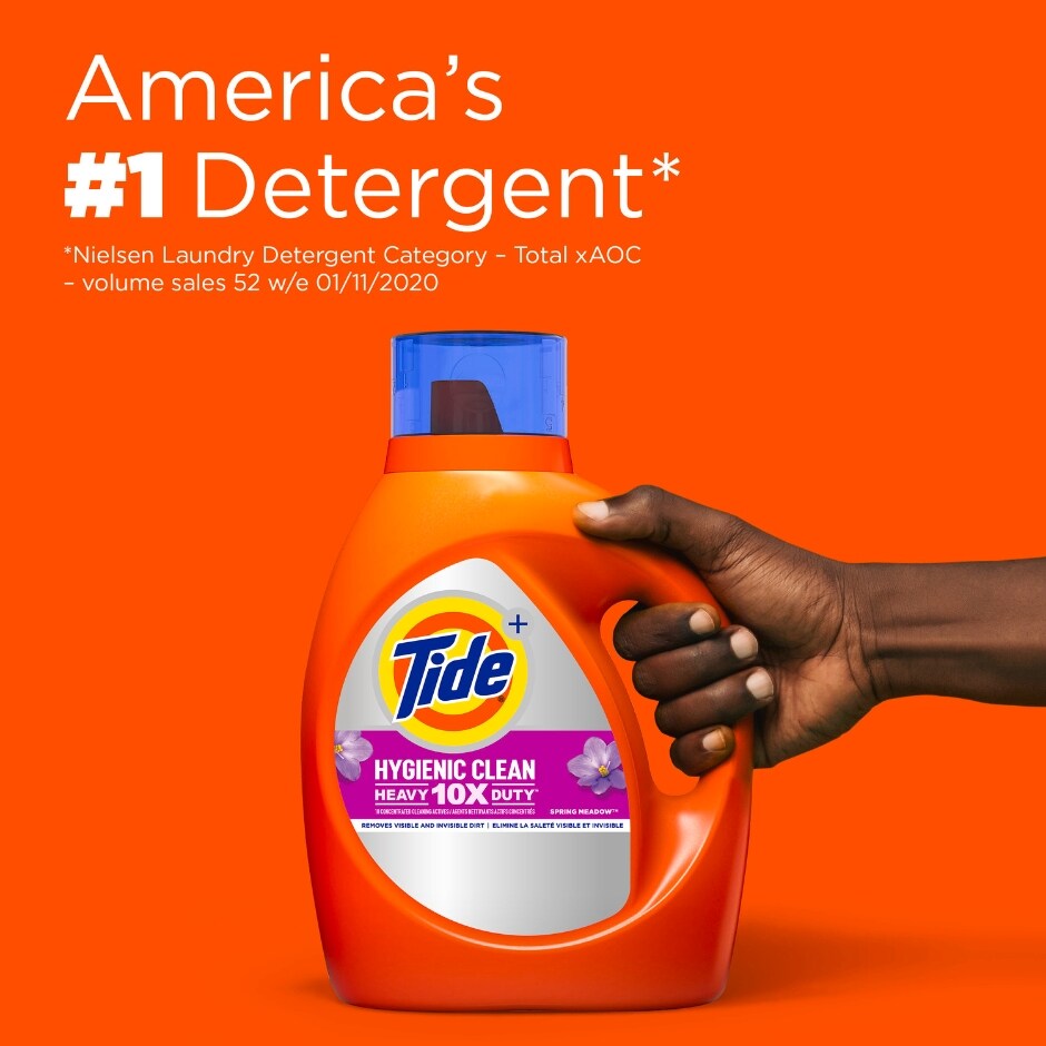 Tide Spring Meadow Liquid Laundry Detergent (Pack 1) - 44 Loads, 69fl