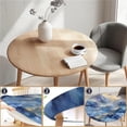 thumbnail image 3 of Round Fitted Tablecloth with Elastic Edge Design Table Cover Waterproof Stain-Resistant Wipeable Table Cloth Best for 38"-42" Round Tables for Outdoor Indoor Mountain, 3 of 4