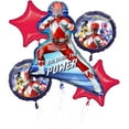 thumbnail image 5 of Power Rangers 5 pc Foil Balloon Bouquet, 5 of 5