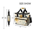 thumbnail image 3 of FORMRS Insulated Cooler Bag 24 Cans Capacity Soft Leakproof Lunch Box with Side Pockets, Halloween Cute Ghosts, 3 of 7