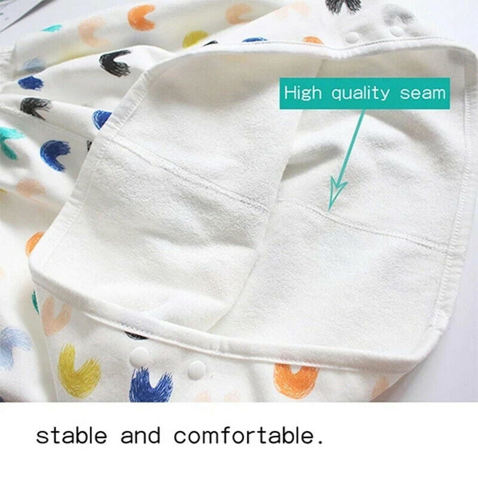 LNKOO Comfy Waterproof Diaper Skirt Shorts, Cotton Pee Training Pants Underwear, Anti Bed-wetting Washable Bed Clothes for Baby Boy Girl Night Time Sleeping Potty Training 0~8T (dinosaur-M)