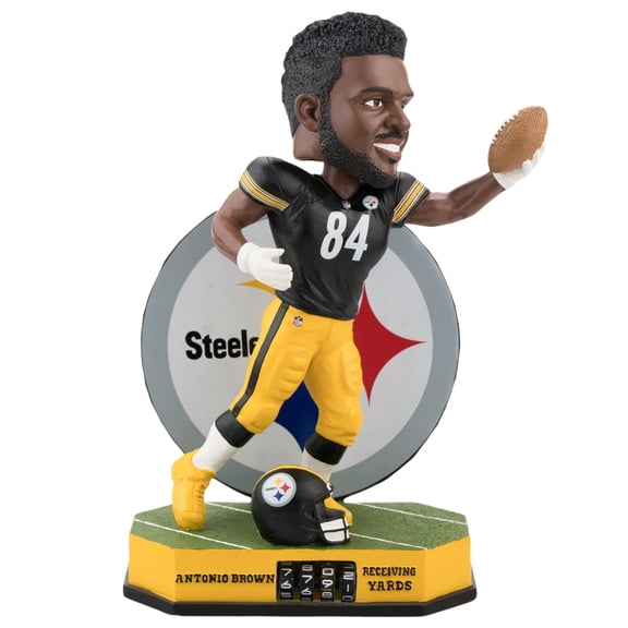 Antonio Brown Pittsburgh SteelersReceiving Yards Tracker Bobblehead NFL