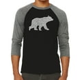thumbnail image 1 of Men's Raglan Baseball Word Art T-shirt - Mama Bear, 1 of 2