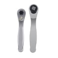 thumbnail image 5 of 96mm Compact 2-in-1 Ratchet Handle with Quick Action Bidirectional Mechanism – Polished Chrome Finish, Multifunctional Socket & Bit Driver for DIY and Professional Use, Portable Mini Wrench Tool, 5 of 5