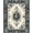 Black Ivory, Pattern 2, variant on ODIKA 2'x3' Washable Accent Rug Pet Friendly, Bedside Mat Gothic Haul Radiating Motif Bordered Frame Decorative Corridor for Bedroom, Nursery, RV