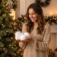 thumbnail image 6 of Christmas Tree Decoration Plastic Ornament Set Hanging Xmas Tree Ball for Xmas Holiday Wedding Party Christmas Ornaments (9 pcs), 6 of 6