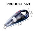 thumbnail image 4 of Car Vacuum Cleaner - Portable Handheld Mini Vacuum Cleaner,Attachments,Small Vacuum for Car, Boats, Travel_Perfect Gift, 4 of 5