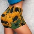 thumbnail image 4 of Lsque Sunflowers 7 Pattern High Waisted Biker Shorts for Women-Tummy Control Fitness Athletic Workout Running Yoga Gym Shorts,Moisture-Wicking-Small, 4 of 9