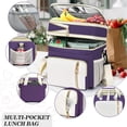 thumbnail image 2 of Fiambrera BAGNN, expandible, 16 L, aislante, a prueba de fugas, color morado, 2 of 9