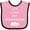 Pink and Black, variant on Inktastic Live Love Sandwiches Boys or Girls Baby Bib
