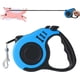 thumbnail image 1 of Correa retráctil para perros pequeños, se puede extender hasta 5 m, adecuada para perros pequeños y medianos (azul), 1 of 1